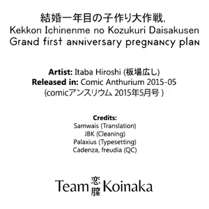 Page 21 of Kekkon Ichinenme no Kozukuri Daisakusen - preview thumbnail