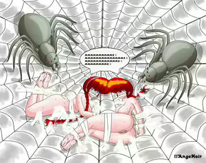 Sexy Twin Sisters Slave Web bondage Spider Insect Hentai — hentai manga cover on Fhentai
