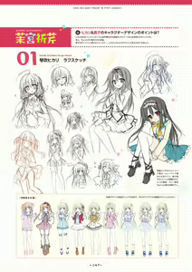 Page 145 of Hanasaki Work Spring! Visual Fanbook - preview thumbnail
