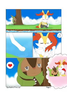 Quilladin's Fire Lily - hentai manga cover image