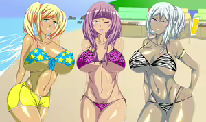 Page 262 of Kasshoku Gal The Beach!! - preview thumbnail