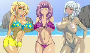 Page 275 of Kasshoku Gal The Beach!! - preview thumbnail