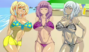 Page 281 of Kasshoku Gal The Beach!! - preview thumbnail
