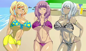 Page 310 of Kasshoku Gal The Beach!! - preview thumbnail
