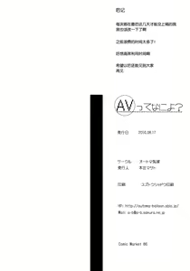 Page 22 of AV tte Naniyo? - preview thumbnail