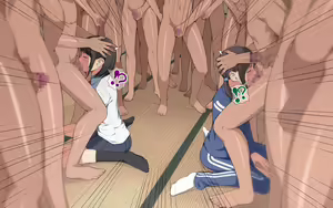 Page 319 of Onsen Shimai to Yakyuu Buin ~Mikka Miban no Settai Gasshuku~ - preview thumbnail