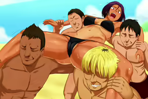 Page 435 of Jimoto no Gal to Beach de Hame-Pa!!! - preview thumbnail