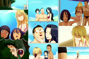 Page 484 of Jimoto no Gal to Beach de Hame-Pa!!! - preview thumbnail