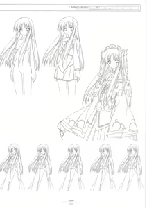 Page 146 of Suigetsu Visual Fan Book - preview thumbnail