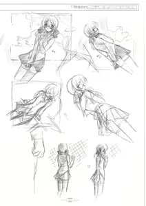 Page 208 of Suigetsu Visual Fan Book - preview thumbnail