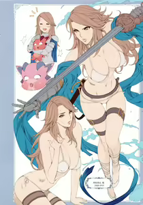 Page 23 of H na Toshiue Chara no Rakugaki ・Rough Manga Hon - preview thumbnail
