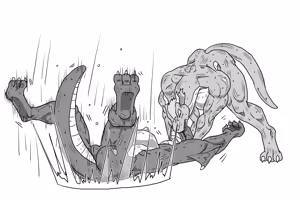 Page 5 of Dragoness catfight - preview thumbnail