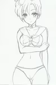Page 56 of Sailor Moon - Tegaki Illust-shuu 3 - preview thumbnail