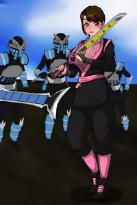 Page 208 of Pink NInja -Origin of the Fang○ Kunoichi Clan- - preview thumbnail