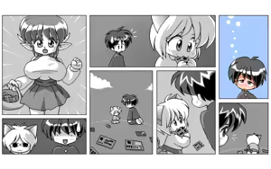 Page 174 of Neko Mahjong - preview thumbnail