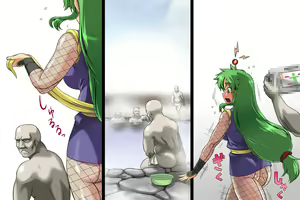 Page 38 of Himitsu Tokusou Ninja Saizensen!? Hitou! Yukemuri no Wana! RemoCon Sansuke Kodakara no Jin - preview thumbnail