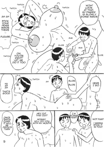 Page 9 of Kyonyuu Mama to Futago | Busty Mom and Twins - preview thumbnail