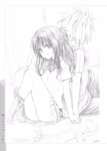 Page 132 of To Love-Ru -Trouble- Darkness Artbook Harem Gold - preview thumbnail