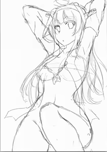 Page 8 of Kongou Shimai no H na Illust Bon - preview thumbnail
