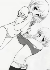 Page 11 of Flat Chest - Peta (65AAA) Hon 2 O-ji's Rough Illustrations - preview thumbnail