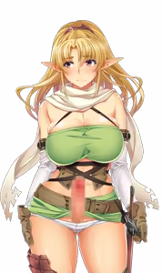 Page 595 of Futanari Elf Kairaku Choukyou "Dame Deruuuu Kore Ijou Dashitakunaiiiii" - preview thumbnail